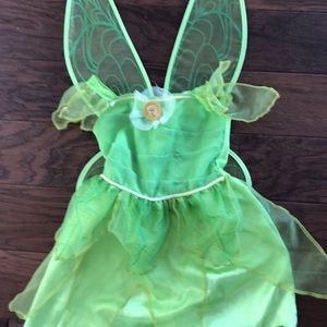 Disney Tinker Bell costume with wings sz 7-8